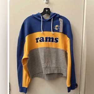 La Los Angeles Rams Women’s Hoodie Pullover Sweater new nwt M Medium